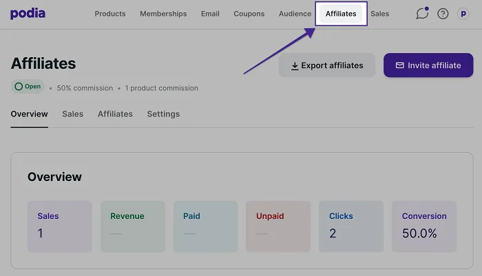 Programme-affiliation-plateforme-Podia
