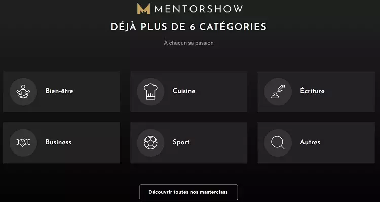 categories-cours-disponibles-plateforme-Mentorshow